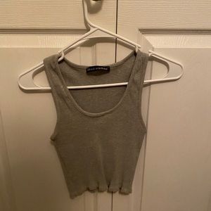 Naked Wardrobe Snatched Cropped Tank Top